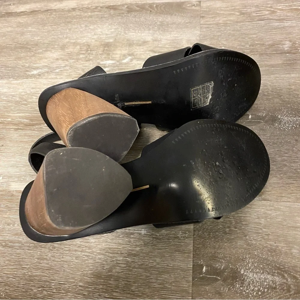 Dolce Vita | Athena Heeled Sandals With Wooden Heels Size 9